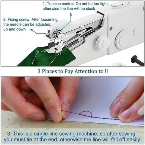 🎁2025 Hot Sale🎁🔥-50% OFF🔥Portable Handheld Sewing Machine
