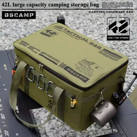 🔥Large Capacity Outdoor Folding Storage Bag Waterproof Portable Camping & Picnic Organizer