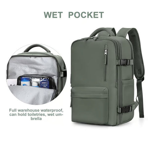 ⏰Last Day Promotion 48% OFF ⏰Women Large Travel Backpack Waterproof Hiking Rucksack
